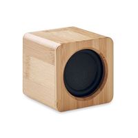 Speaker in bamboo